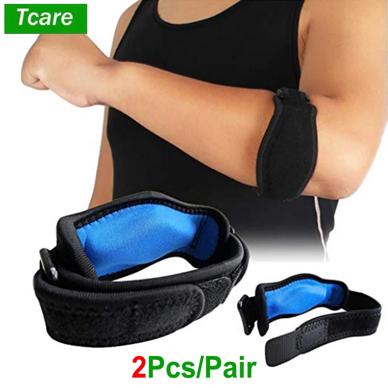 Tcare 2 Pcs Tennis Elbow Brace with Compression Pad, Women and Men