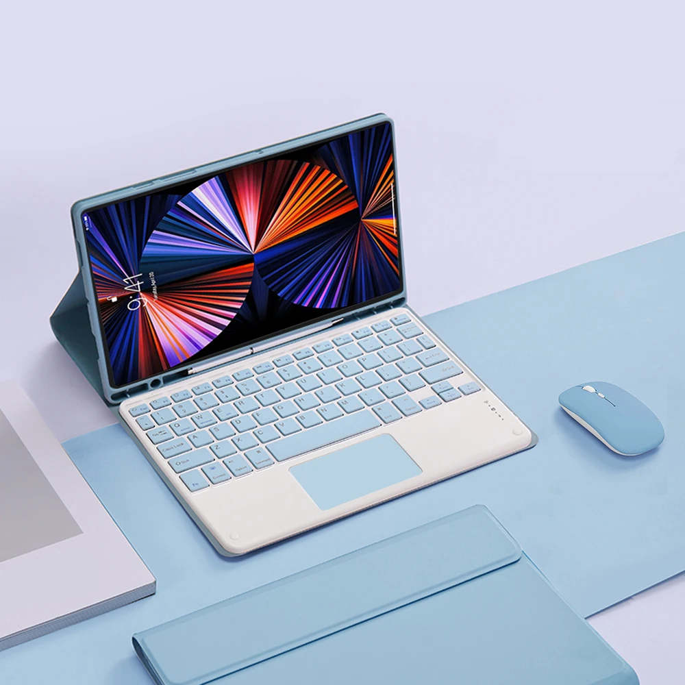 Cover Per Tastiera Per Funda Ipad Mini 6 Custodia Per Tastiera Touchpad Per Ipad Mini 6 Custodia Mini 6A Generazione Custodia Intelligente Teclado Da 