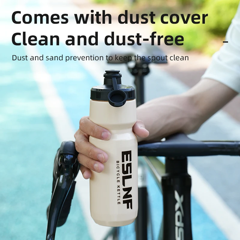 Water Bottle Bicycle Water Bottle Sports Bottle ESLNF Bicycle Riding Water Bottle Large Capacity