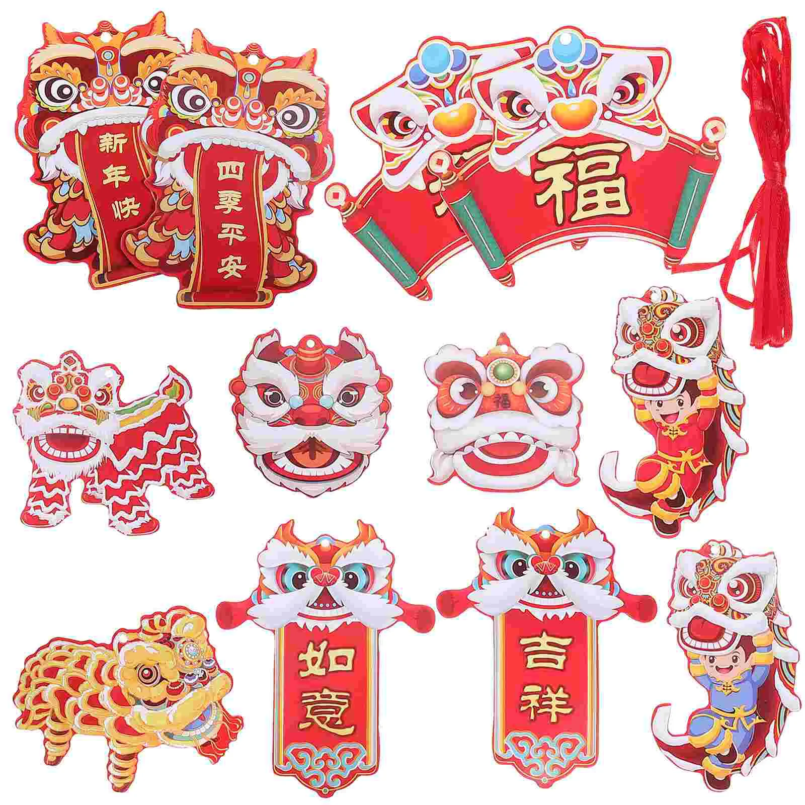 

New Year Rabbit Tassel Hanging Ornaments Spring Festival Decorations