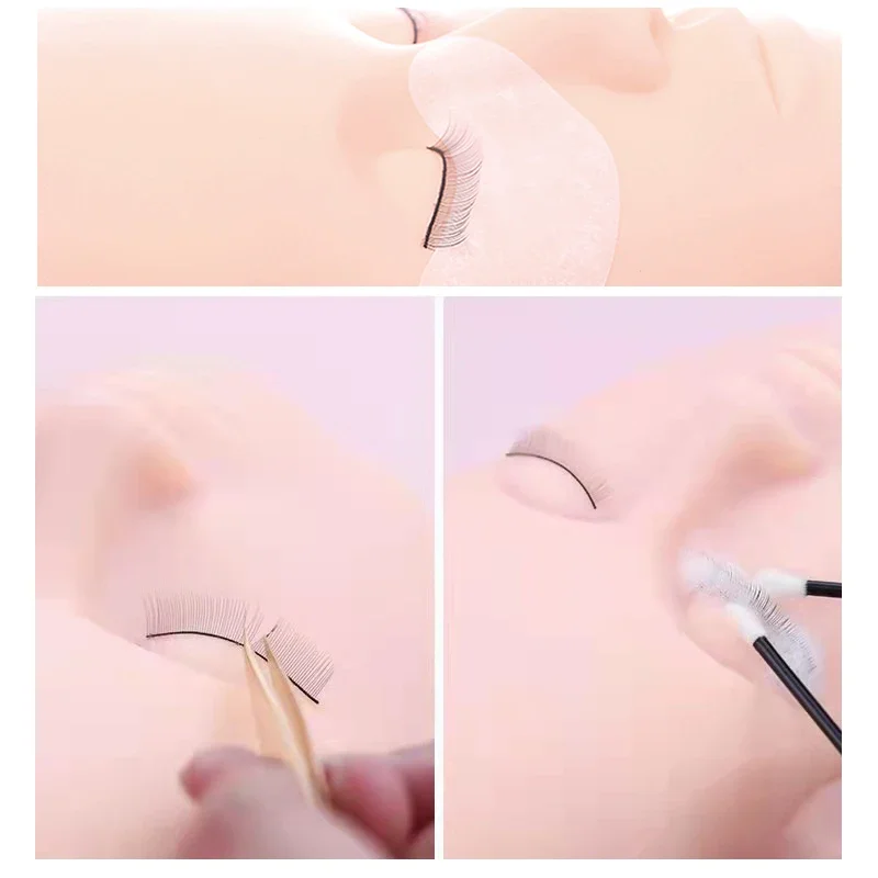 Eyelash Extension Practice Model Makeup Tool