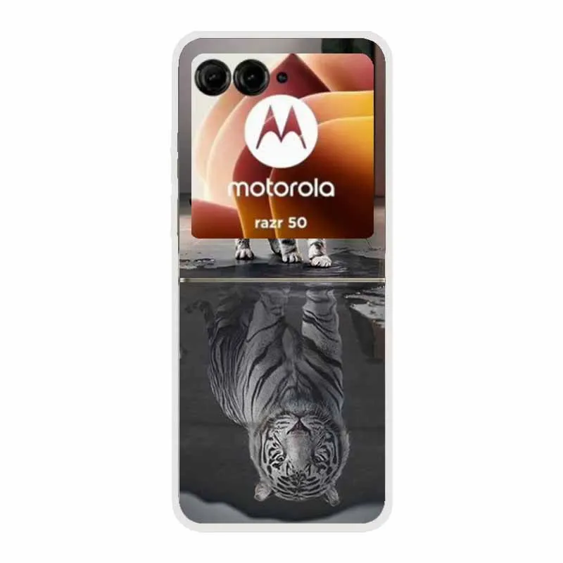 Cartoon Design Transparent Hard Plastic Back Cover Case