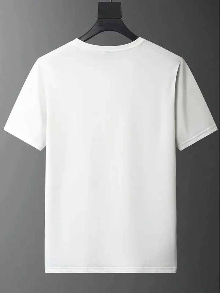 Mens Casual Sports Fashion Geometric TShirt Top