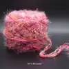 100g Indian Red Yarn for Crochet Fancy Mixed Puffy Yarn for Knitting hand bag Plush yarn yarn chunky 1