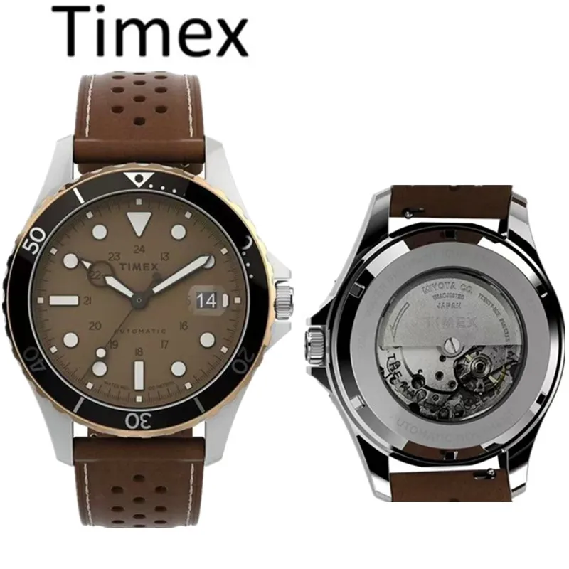 ตัวเลือกสินค้า นาฬิกาผู้ชาย Timex กลไกอัตโนมัติ ทนทาน กันน้ำ ดีไซน์เท่