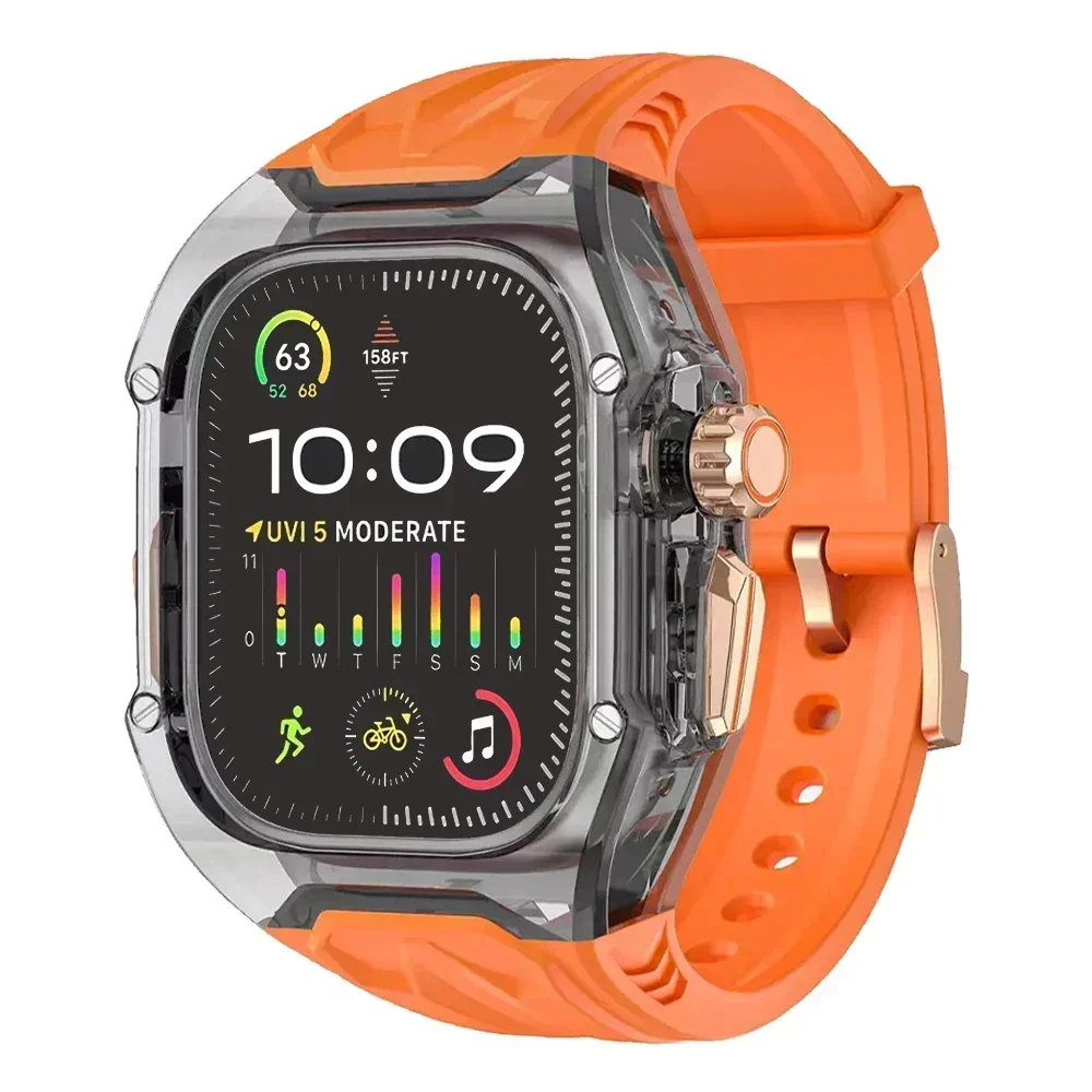 Transparent Protective Case + TPU Strap Modification Kit