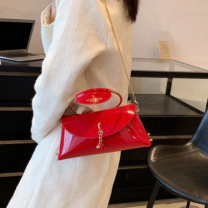 Fashion Metal Ring Hand Bag for Women High Quality PU Shoulder Bag Cute Purses and Handbagsnew Basatchel Designer Crossbody Bag