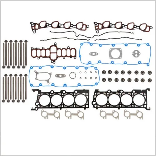 

Fits 97-99 Ford E250 E350 Econoline F150 Lincoln 5.4L SOHC Head Gasket Set Bolts