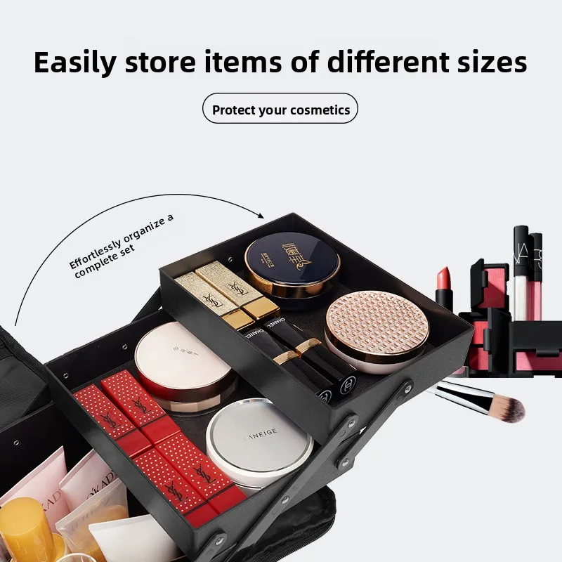 Waterproof Portable eup Bag Profional Cosmetic Storage Pouch Handheld Embroidery Touchup Tool Kit Yang ili Brand