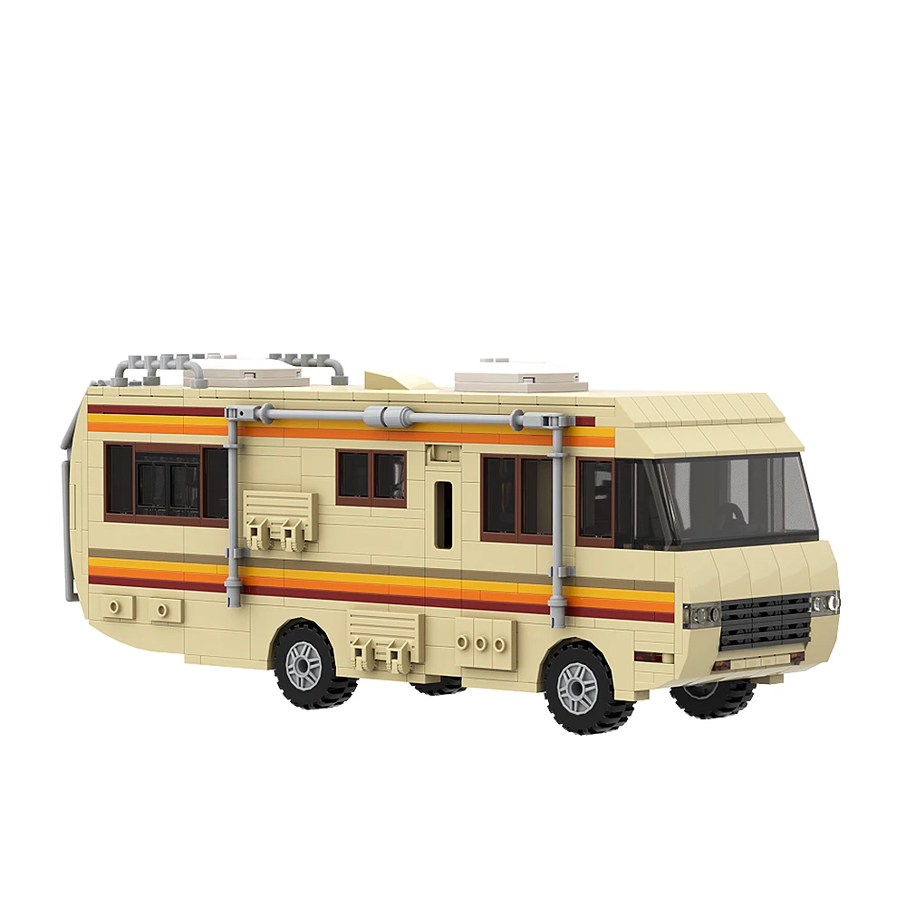 Moc Classic Movie Breaking Bad Car Rv Building Blocks Kit(734 Pezzi)