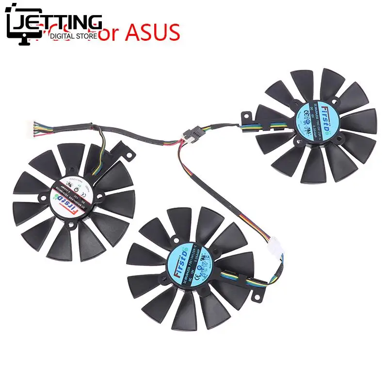 T129215Su Sostituzione Ventola Di Raffreddamento Forasus-Strix Gtx 1060 Oc 1080 1070 1080Ti Rx 480 Oc Edition Ventole Per Schede Video Cooler