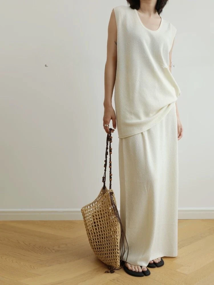 Handwoven Summer Large Capaci Beach Bag Women's oulder Bag Lazy Relaxing Feeling St Tote Bag Korean Sle Casual Handbag