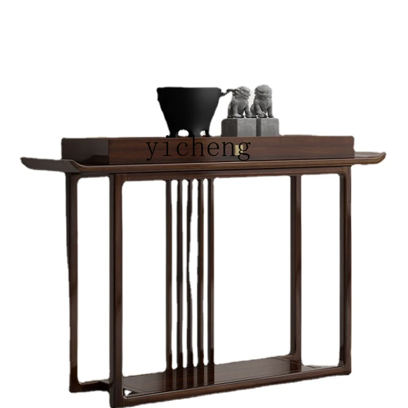 

XL Console Tables a Long Narrow Table Entrance Foyer Living Room Wall Ugyen Wood Solid Wood Entrance Cabinet