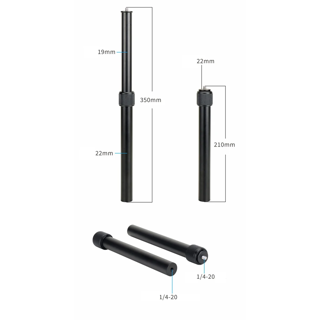 Lanema Portable Aluminum Alloy Monopod Tripods Stand With 3/8 Screw Hole 360 Rotatable - View #11