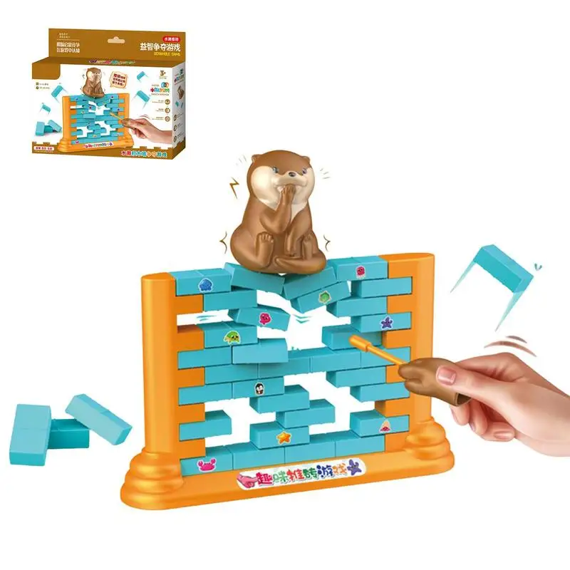 

Penguin Games For Kids Creative Wall Demolish Game Fun And Educational Toy Building Blocks For Skill Development Parent-Child