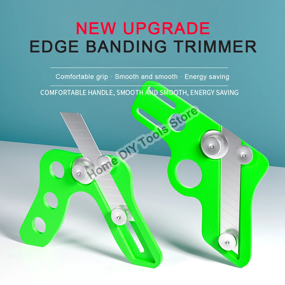 

Edge Banding Trimmer Retractable Blade Veneer Edge Cutter Tool Veneer Edge Trimmer with Woodworking Cutter Manual Trimming Tool