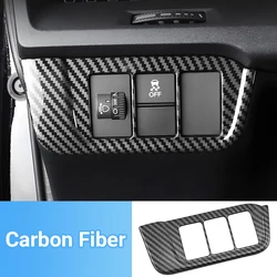 Deluxe ABS Headlight Adjustment Knob Cover Trim Sticker (Carbon fiber)