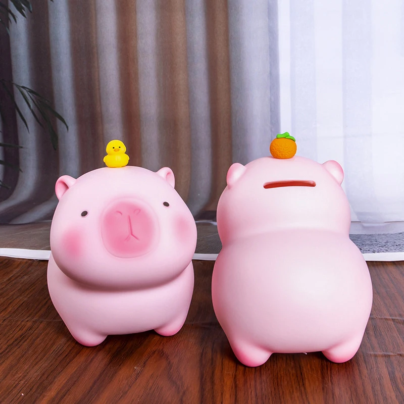 Cute Cartoon Capybara Piggy Bank Decoration For Bedroom Household Kid Money Banks Gift 4