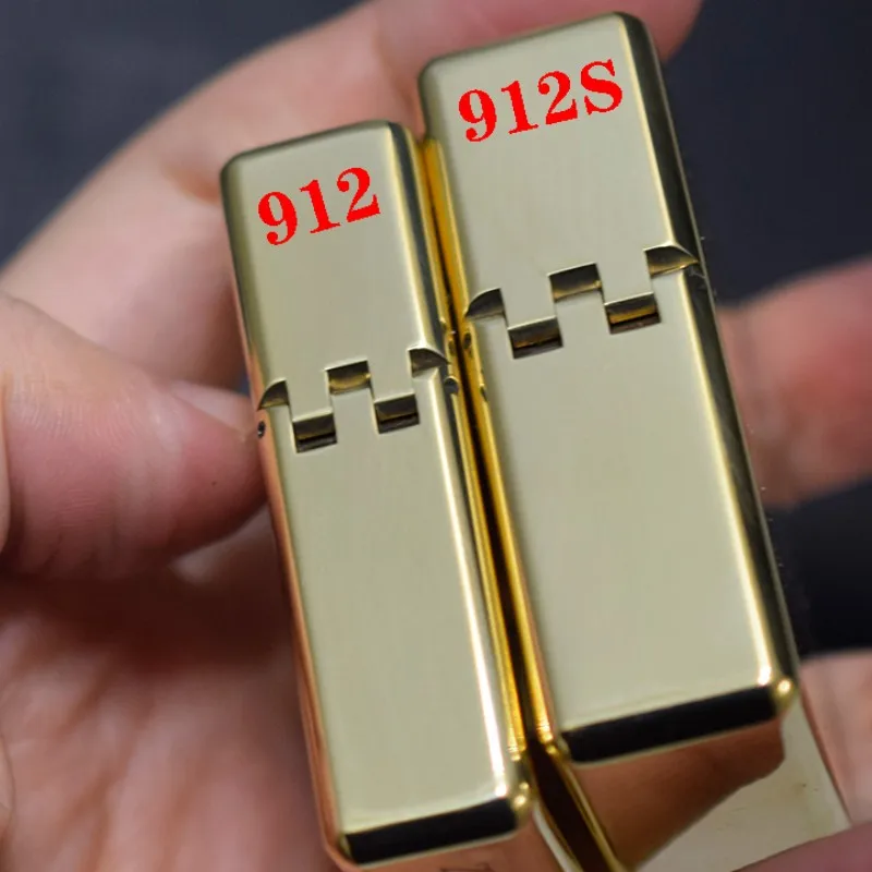 ZORRO 912S 레트로 하이엔드 헤비 아머 황동 티타늄 방풍 등유 라이터, 3/5 힌지 금속 가솔린 라이터, 남성용 선물, 신제품