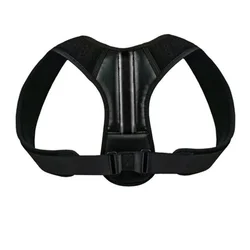 Enhanced Posture Corrector Belt with Full Support for Home, Office, and Sports - Unisex (Black)