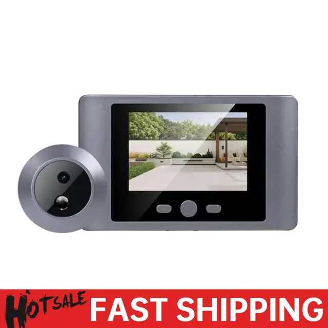 Mini Peephole Smart Wireless Door Viewer Camera PIR Motion Detection Digital Peephole Eye Viewer 2000mAh Doorbell Door Camera