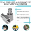 1/8" Body PD342 Series PD Steel Test Port & Diagnostic Equipment Quick Nipple 5