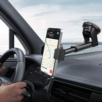 Car Cell Phone Holder Cellphone Mount for Dashboard Windshield Auto Dash Mobile IPhone Support Fit 4.7-7" Smartphone Auto Supply