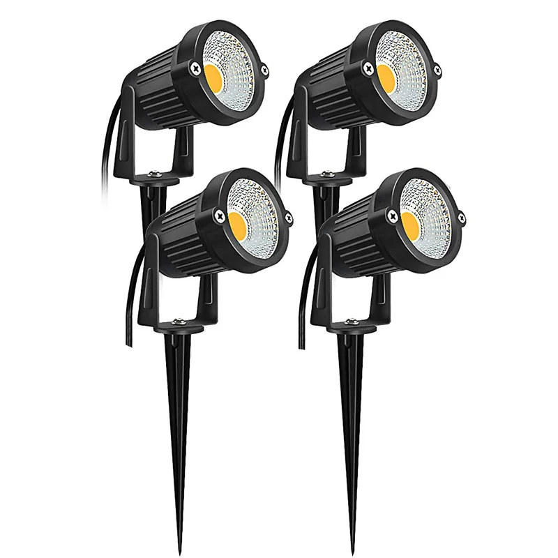 

LED Spike Garden Lawn Lamp 3W 5W Outdoor Landscape Spotlight Dc12V 220V Cob Yard Path Tree Spot