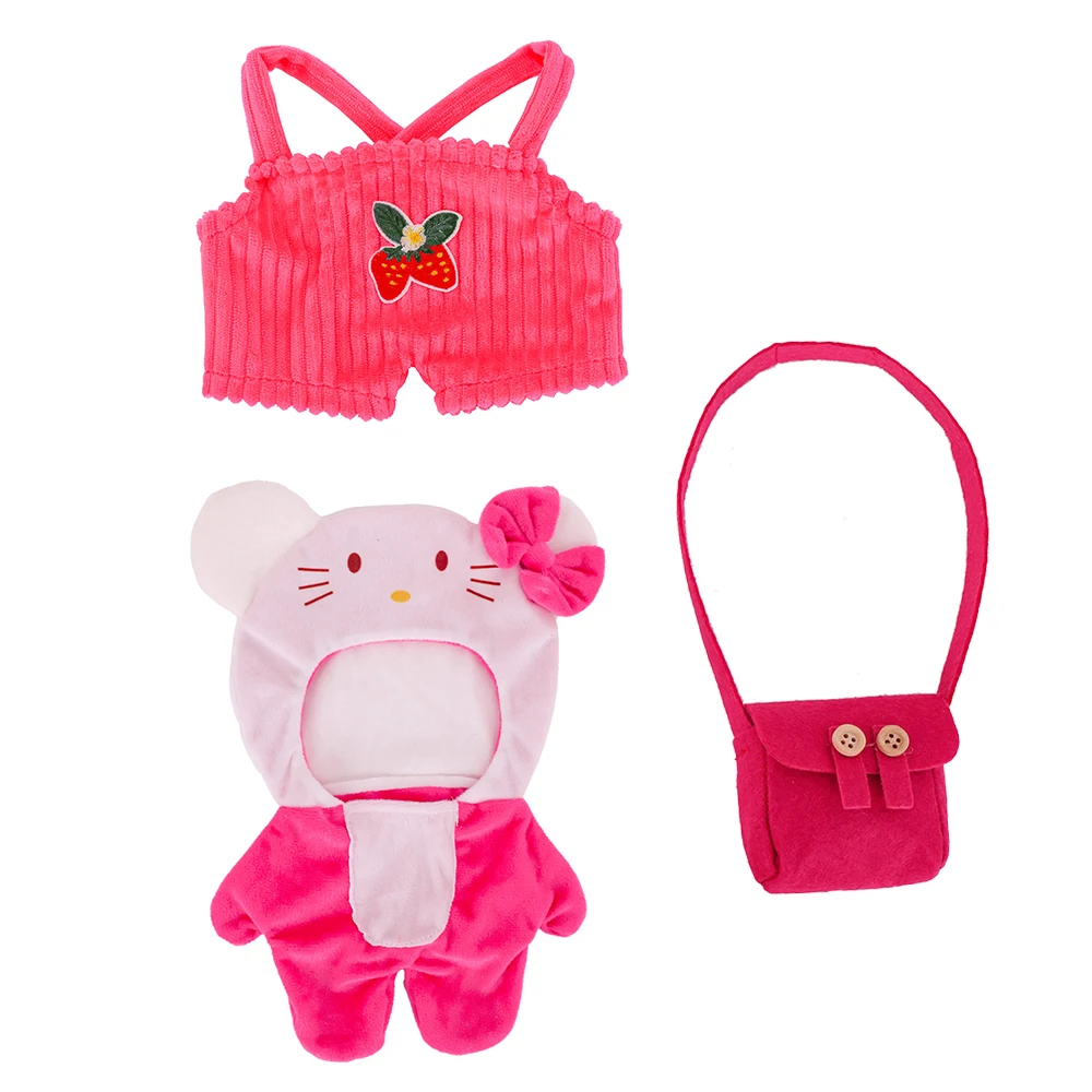 thumbnail image 1 of 3 piezas de ropa para pato de 30 cm lalafanfan, pato amarillo, juguete de peluche Kawaii, accesorios, muñecos de animales suaves, juguetes para niños, regalos de cumpleaños, 1 of 5