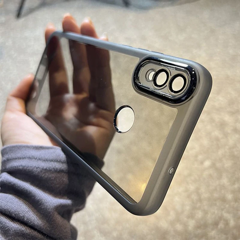 Luxury Soft Bumper Clear Back Phone Case