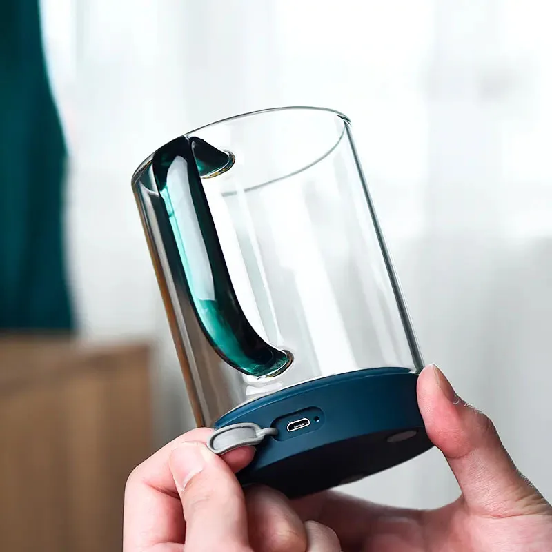 Cană magnetică electrică reîncărcabilă USB, cu amestecare automată, cu agitare inteligentă, pentru cafea și lapte, cadouri pentru acasă_voghion.com