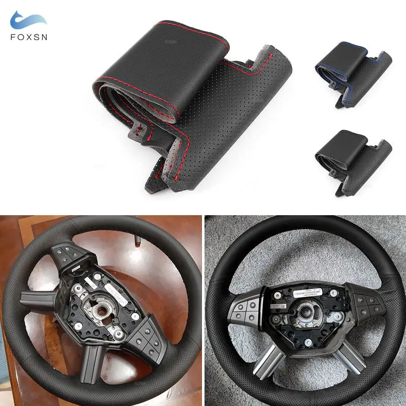 CarHandStitchingSteeringWheelProtectiveCoverTrimForMercedesBenzGLClassX164MClass.jpg