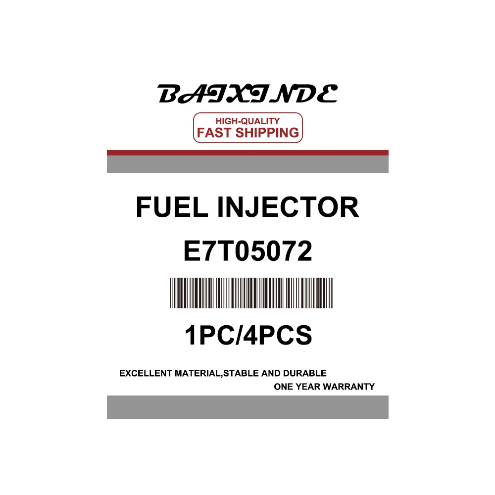 

1/4 шт. OEM E7T05072 Топливная форсунка для MITSUBISHI Pajero IO H67W H77W 4G93 4G94 Pinin 2,0 автомобильные запчасти аксессуары
