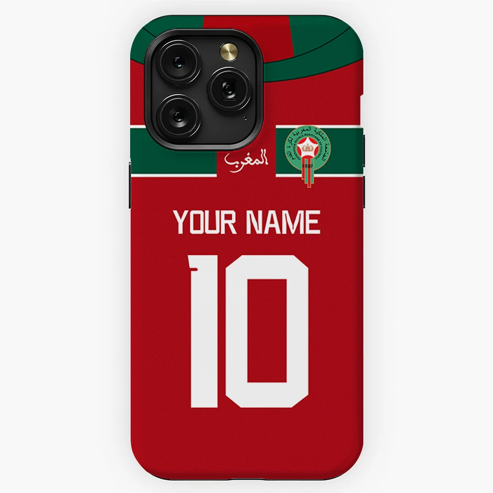 MoroccoNationalFootballTeamJerseyCoverCaseforiPhone1514Pro