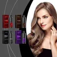 Herbal Hair Dye Shampoo Nourishing Repairing Scalp Long Lasting Red Purple Brown Black Color Coverage Home Hair Coloring Product