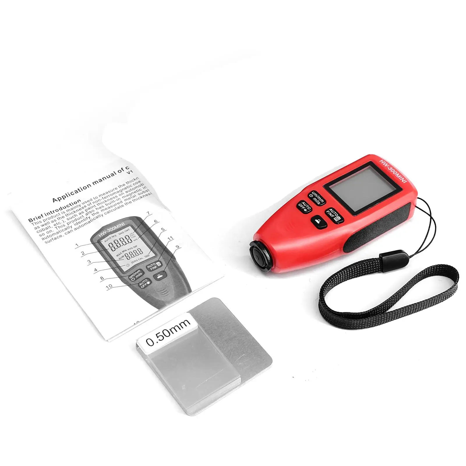 Paint Film Thickness Tester 0-2000Um for Iron and Aluminium Bodies Workshops
