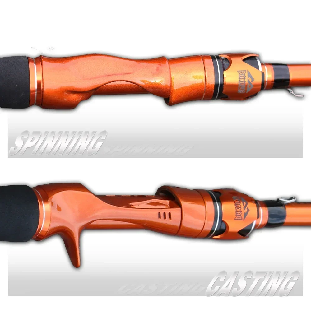 Fishing Rod BAKAWA Casting Spinning Fishing Rods 1.8M 2.1M 4 Section UltraLight Travel Portable Lure Feeder Pole Pesca EVA Handle Tackle