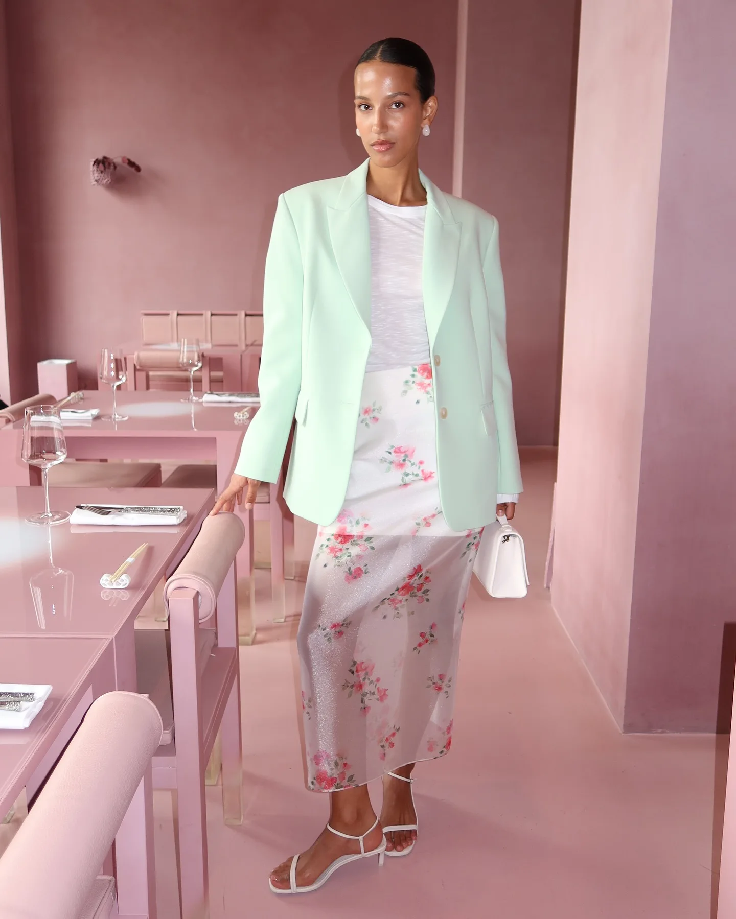 Tornova See Through Floral Skirt 5