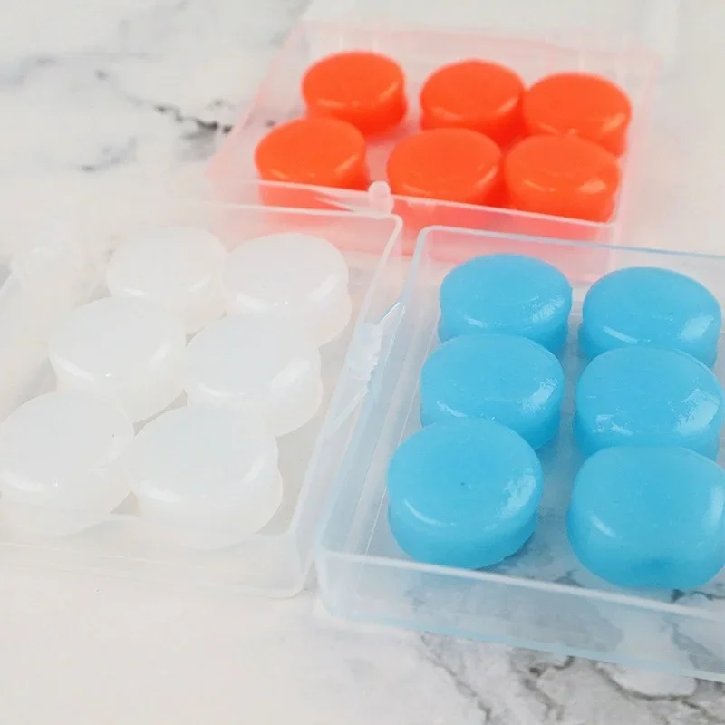 Foam Earplugs Silicone Earplugs 6Pcs Silicone Ear Plugs Sound Insulation Anti-Noise for Travel Rest