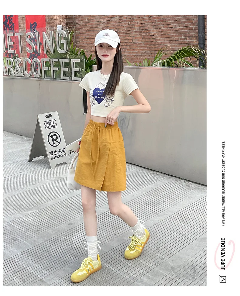 Women Two Piece Shorts Skirt Set Image 6
