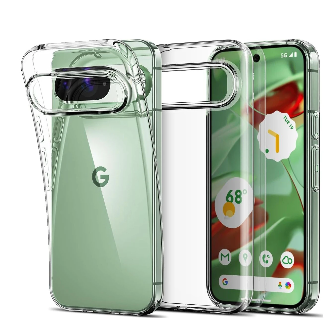 Fashion Ultra-Thin Transparent Shockproof Silicone Case – Premium Soft TPU Protective Cover