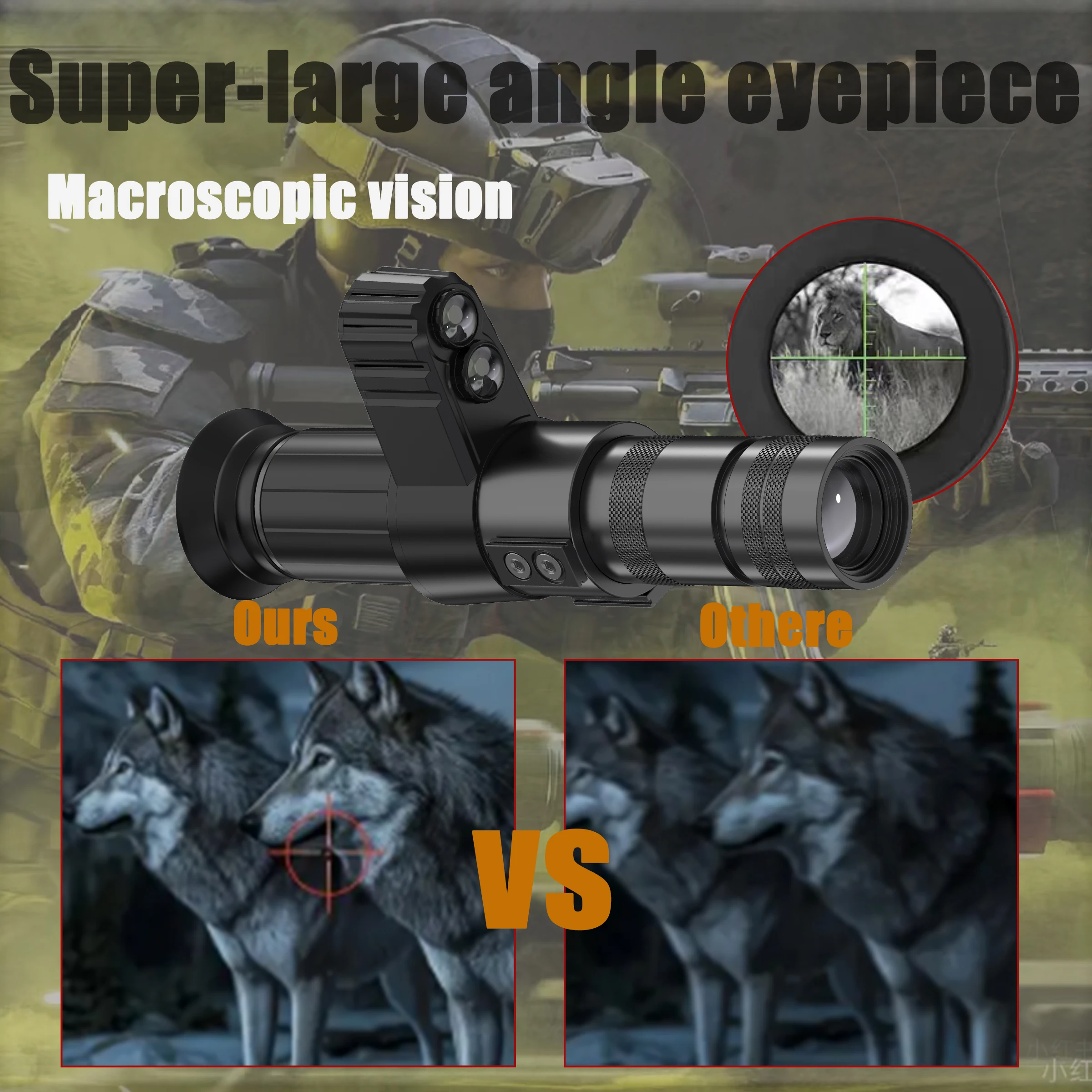 Infrared night vision device, night vision telescope, hunting night vision device, thermal imaging aiming