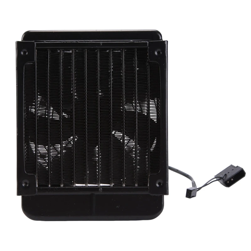 수냉 CPU 쿨러 열 교환기 라디에이터, PC 컴퓨터용 팬 포함, LED 수냉 시스템, 120mm, 10 파이프