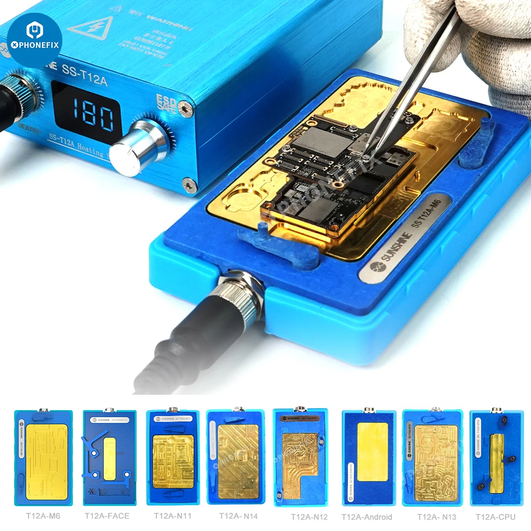 

Нагревательная станция Sunshine T12A для ремонта материнской платы IPhone