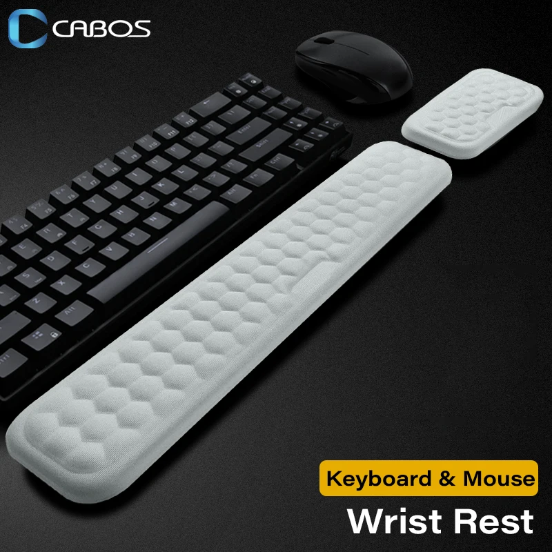 Descanso de Pulso para Teclado do Escritório e Mouse Memória Espuma Pulso Descanso de Braço Ergonômico para Laptop Acessórios de Computador