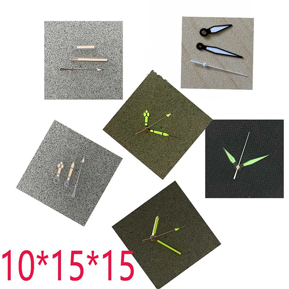 Watch Hands with Green Luminous for NH35/ NH36/ 7S/ 4R Mechanical Movement Modification Kits Watch Replacement Part