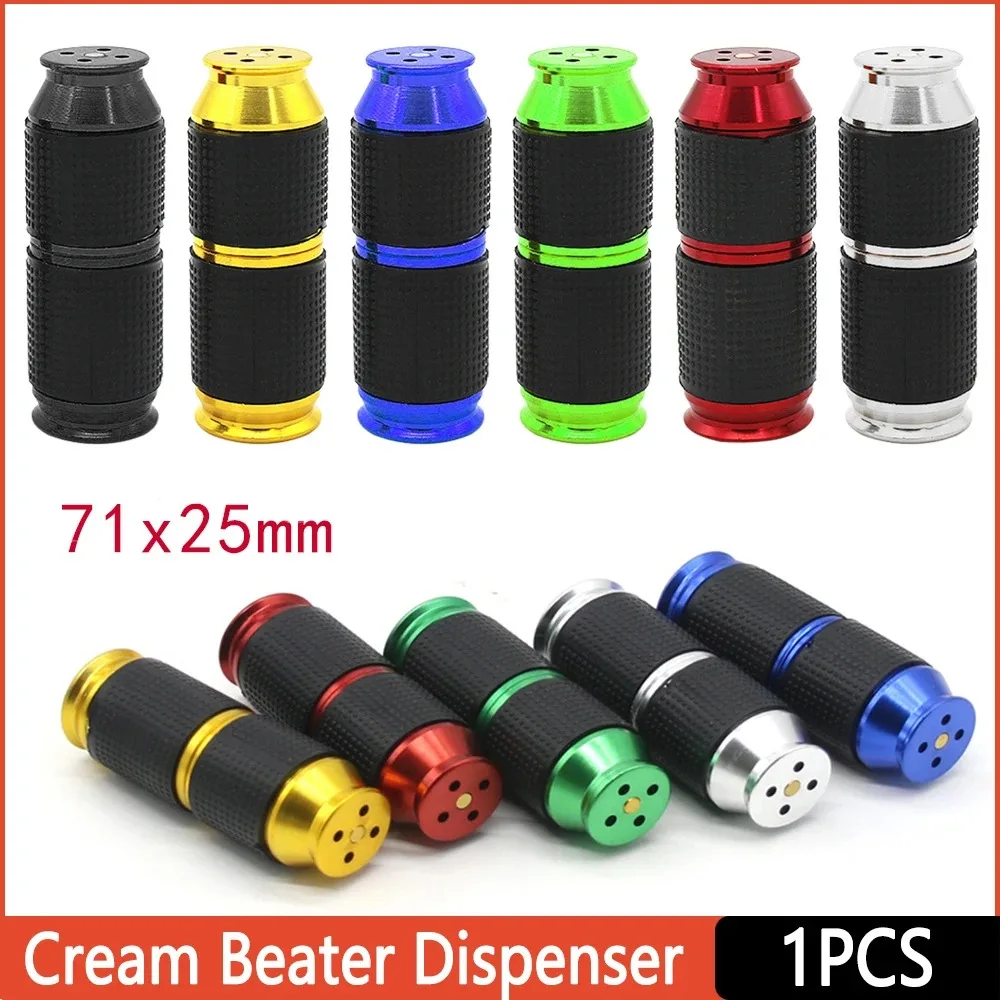 Portable Whipped Cream Cracker Dispenser Cream Whipper Mini Rubber Grip Safe Gas Kitchen Cupcakes Cake Dessert Tool Pastry cream whipper dispenser