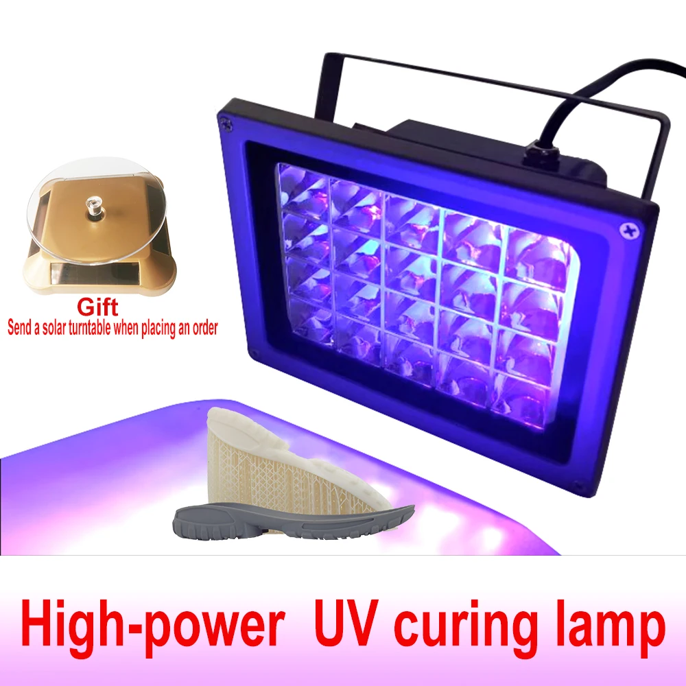 FUNGDO UV lamp 405nm/395nm/365nm LCD 3D printer resin model curing shadow free glue, sensitive glue,  icing sneaker soles