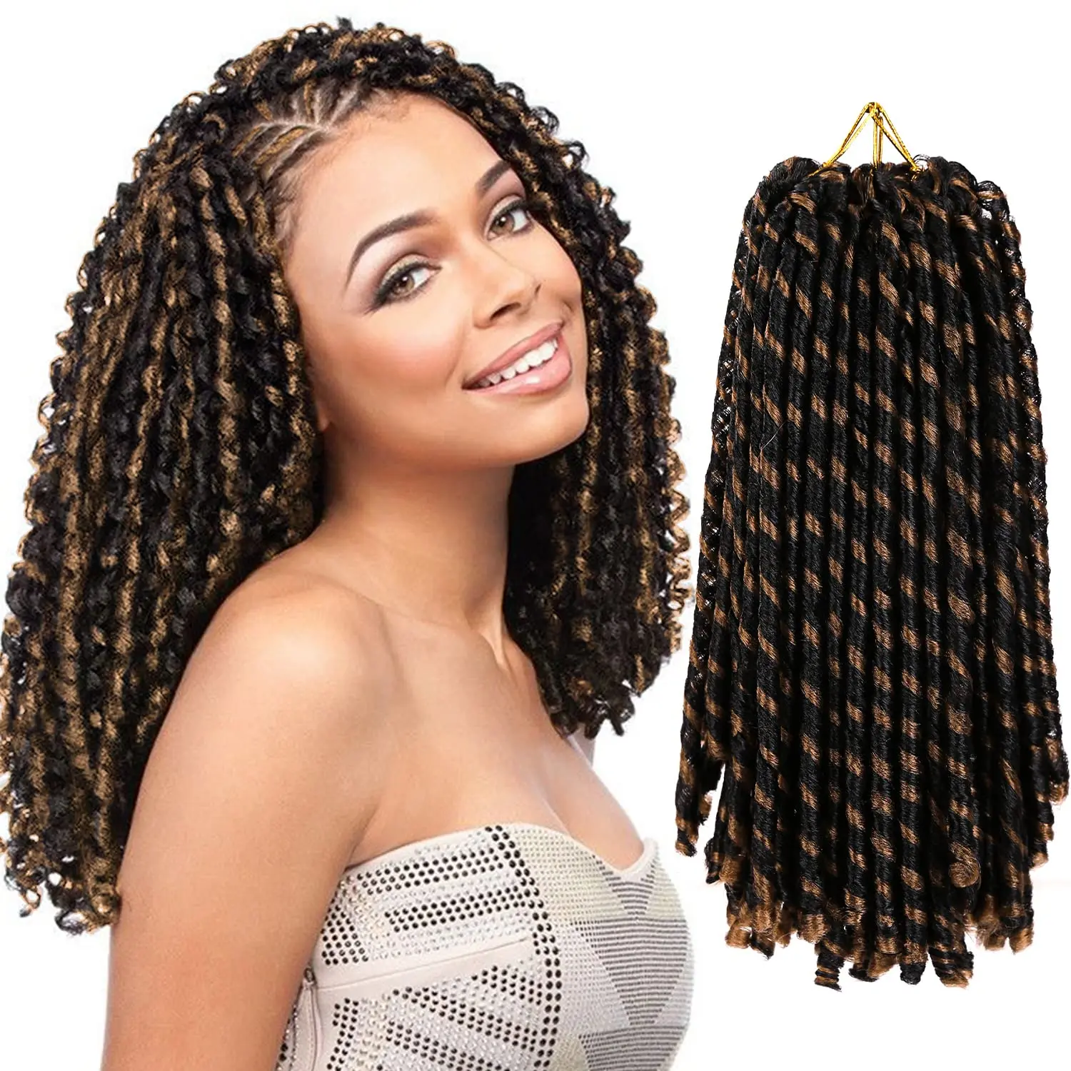 Urban Soft Dread Synthetic, crochet hair-1 piece straight hair imitation crochet hair Soft long lock 2