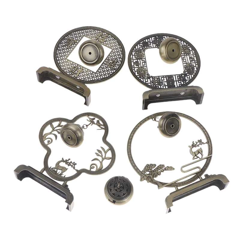 Lotusblume Weihrauch brenner Retro aushöhlen Zink legierung hängen Lotus brenner Segen Kapuzinerkresse Halter Home Office Dekor – Detail 16